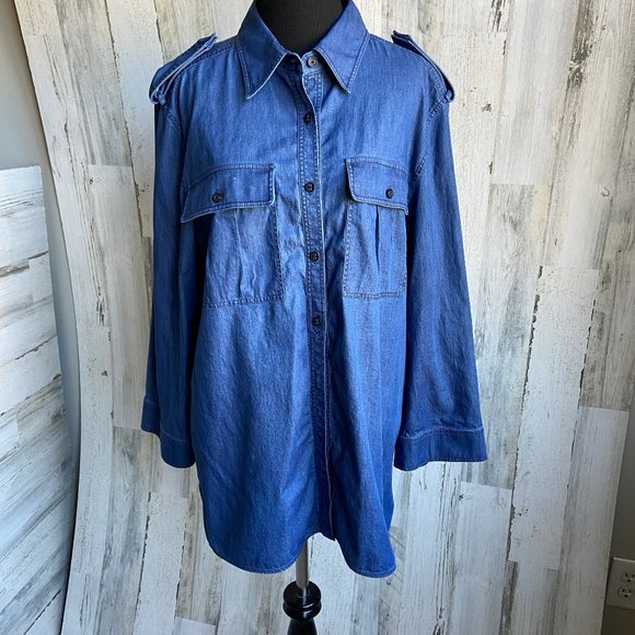 Lafayette 148 New York Tops Lafayette 48 New York Size 1 Roll Tab